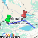Google Map: Kyrgyzstan & Kazakhstan: Colourful Canyons & Nomadic Living