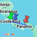 Google Map: Costa Rica to Panama: Surf, Treks & Starry Skies