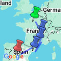 Google Map: Best of France & Spain