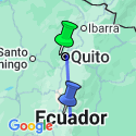Google Map: Ecuador: The Amazon, Cloud Forests & Crater Lakes