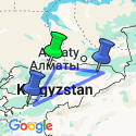 Google Map: Kyrgyzstan: Trekking the Tien Shan Trails