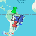 Google Map: The Best of Brazil & Argentina with Brazil's Amazon