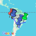 Google Map: Ultimate South America with Arequipa & Colca Canyon