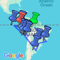 Google Map: Ultimate South America with Brazil's Amazon & Galapagos Cruise