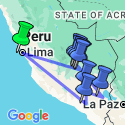 Google Map: Mysteries of the Inca Empire with Arequipa & Colca Canyon