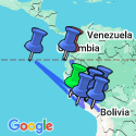 Google Map: Mysteries of the Inca Empire with Peru's Amazon & Galapagos Cruise