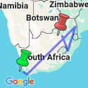 Google Map: Highlights of South Africa
