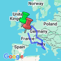 Google Map: The Best of Europe