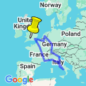 Google Map: The Best of Europe with London