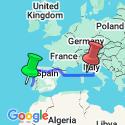 Google Map: Spiritual Highlights of Iberia, Lourdes & Italy - Faith-Based Travel