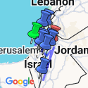 Google Map: Biblical Israel with Jordan - Faith-Based Travel - Protestant Itinerary