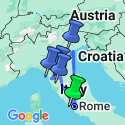 Google Map: The Splendors of Italy