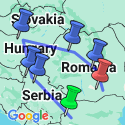 Google Map: Treasures of the Balkans & Transylvania