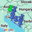 Google Map: Scenic Slovenia & Croatia