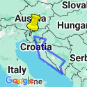 Google Map: Scenic Slovenia & Croatia