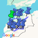 Google Map: Highlights of Morocco
