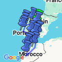 Google Map: Spain, Portugal & Morocco