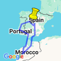 Google Map: Spain, Portugal & Morocco