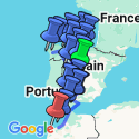 Google Map: From Madrid to Casablanca