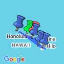 Google Map: Hawaiian Islands