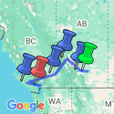 Google Map: Heart of the Canadian Rockies with Calgary Stampede