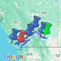 Google Map: Heart of the Canadian Rockies
