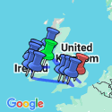 Google Map: From Dublin to London
