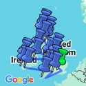 Google Map: Grand Tour of Britain & Ireland