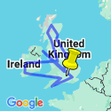 Google Map: Grand Tour of Britain & Ireland