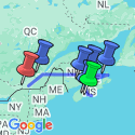 Google Map: Wonders of the Maritimes & Scenic Cape Breton with Ocean Train to Montreal