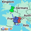 Google Map: Paris & Provence