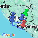 Google Map: Croatia Island Hopper