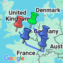 Google Map: European Sampler with London