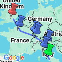 Google Map: Essential Europe with London