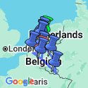 Google Map: Holland, Luxembourg & Belgium