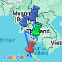 Google Map: Independent Thailand: Bangkok, the Beach & Beyond