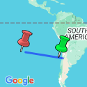 Google Map: Independent Santiago City Stay with Easter Island