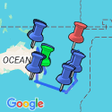 Google Map: Independent Australian & New Zealand Explorer with Fiji