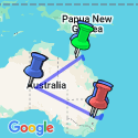 Google Map: Independent Journey Down Under
