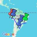Google Map: Independent Brazil, Argentina, & Peru
