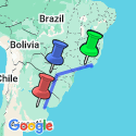 Google Map: Brazil & Argentina Escape