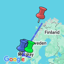 Google Map: Norwegian Fjords Escape with Northern Lights
