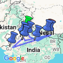 Google Map: Icons of India: The Taj, Tigers & Beyond with Kathmandu