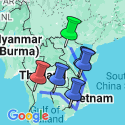 Google Map: Alluring Vietnam & the Temples of Angkor with Bangkok