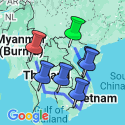 Google Map: Alluring Vietnam & the Temples of Angkor with Bangkok & Chiang Mai