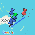 Google Map: Great Sights of Australia with Fiji