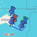 Google Map: Highlights of the South Pacific