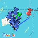 Google Map: Australian Safari with Fiji