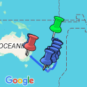 Google Map: Best of New Zealand with Fiji & Sydney