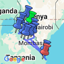 Google Map: Kenya & Tanzania: The Safari Experience with Nairobi & Zanzibar
